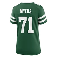 Maillot Nike Josh Myers Legacy Green pour femme des New York Jets