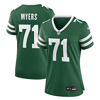 Maillot Nike Josh Myers Legacy Green pour femme des New York Jets