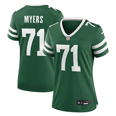 Women's Nike Josh Myers Legacy Green New York Jets Team Game Jersey