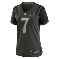 Maillot de match Nike Justin Fields Empire Green New York Jets 2025 Rivalries Collection pour femme