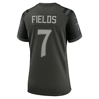 Maillot de match Nike Justin Fields Empire Green New York Jets 2025 Rivalries Collection pour femme