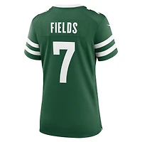 Maillot de match Nike Justin Fields Legacy Green des New York Jets pour femme