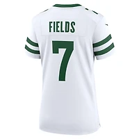 Maillot Nike Justin Fields blanc pour femme des New York Jets