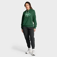 Women's Nike Kelly Green New York Jets Throwback Sideline Standard Issue Dri-FIT Hoodie