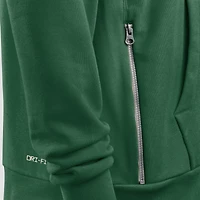 Women's Nike Kelly Green New York Jets Throwback Sideline Standard Issue Dri-FIT Hoodie