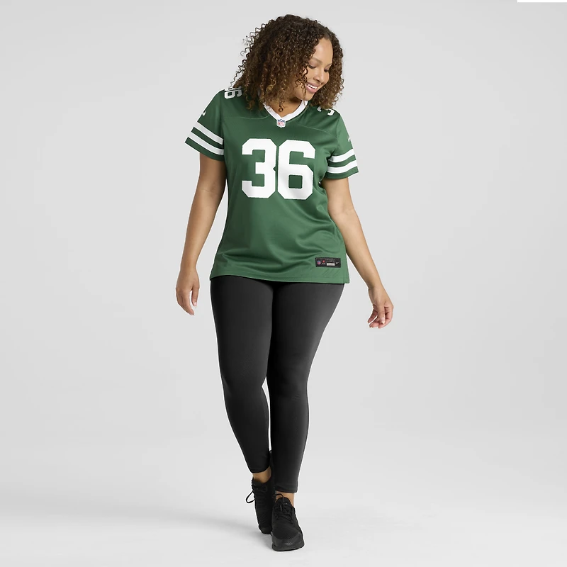 Women's Nike Khalil Herbert Legacy Green New York Jets Team Game Jersey