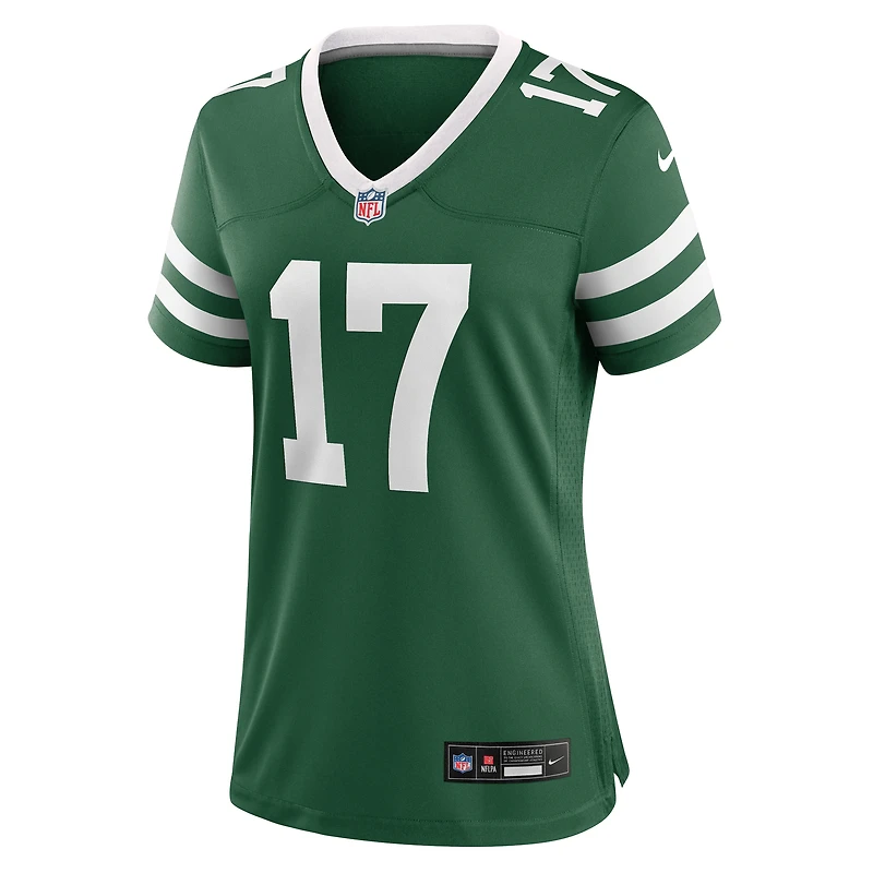 Maillot de match Nike Malachi Corley Legacy Green des New York Jets pour femme