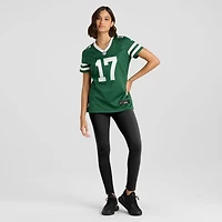 Maillot de match Nike Malachi Corley Legacy Green des New York Jets pour femme