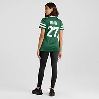 Maillot Nike Malachi Moore Legacy Green pour femme des New York Jets