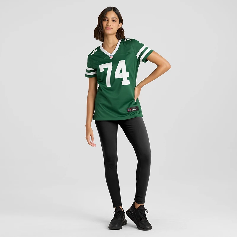 Maillot de match Nike Olu Fashanu Legacy Green des New York Jets pour femme