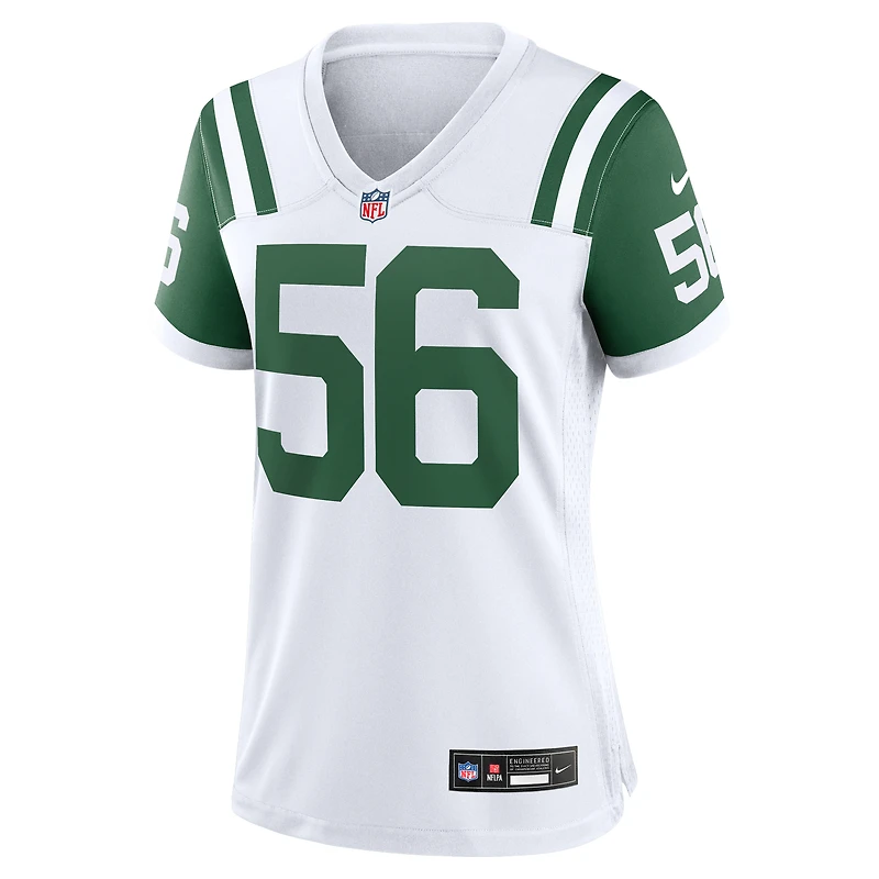 Maillot Nike Quincy Williams blanc pour femme des New York Jets