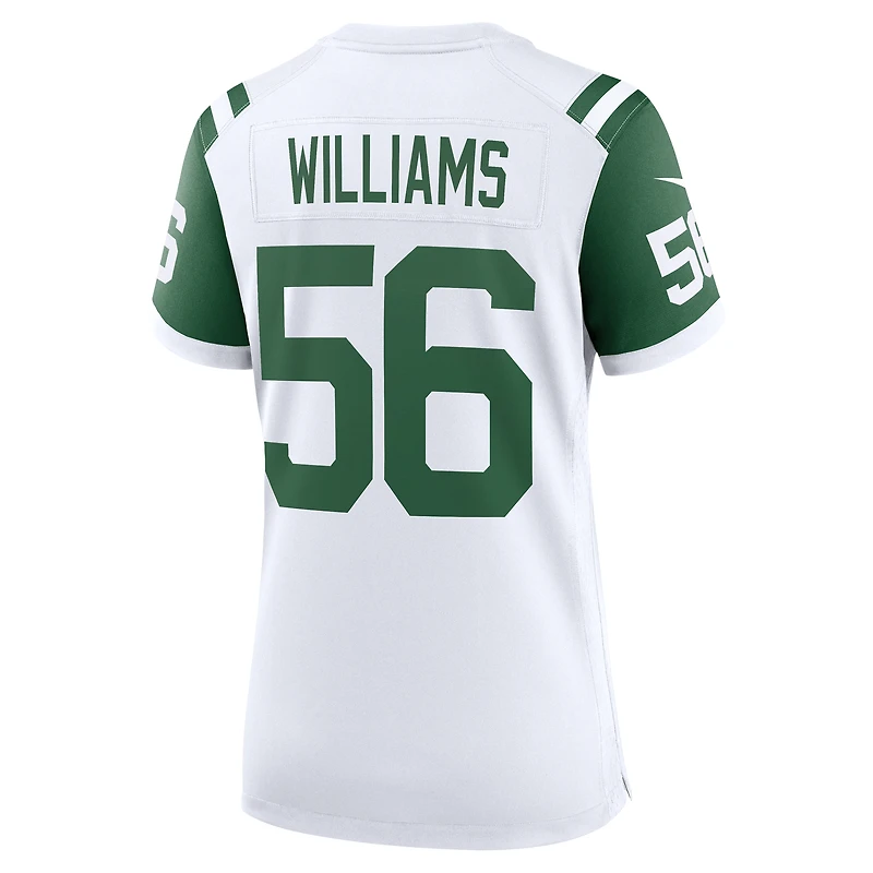 Maillot Nike Quincy Williams blanc pour femme des New York Jets