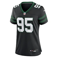 Maillot de jeu alternatif Nike Quinnen Williams Legacy pour femmes, noir, New York Jets