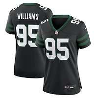 Maillot de jeu alternatif Nike Quinnen Williams Legacy pour femmes, noir, New York Jets