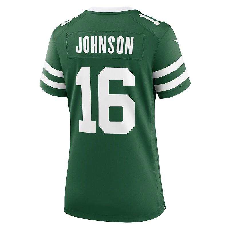 Maillot Nike Tyler Johnson Legacy Green pour femme des New York Jets