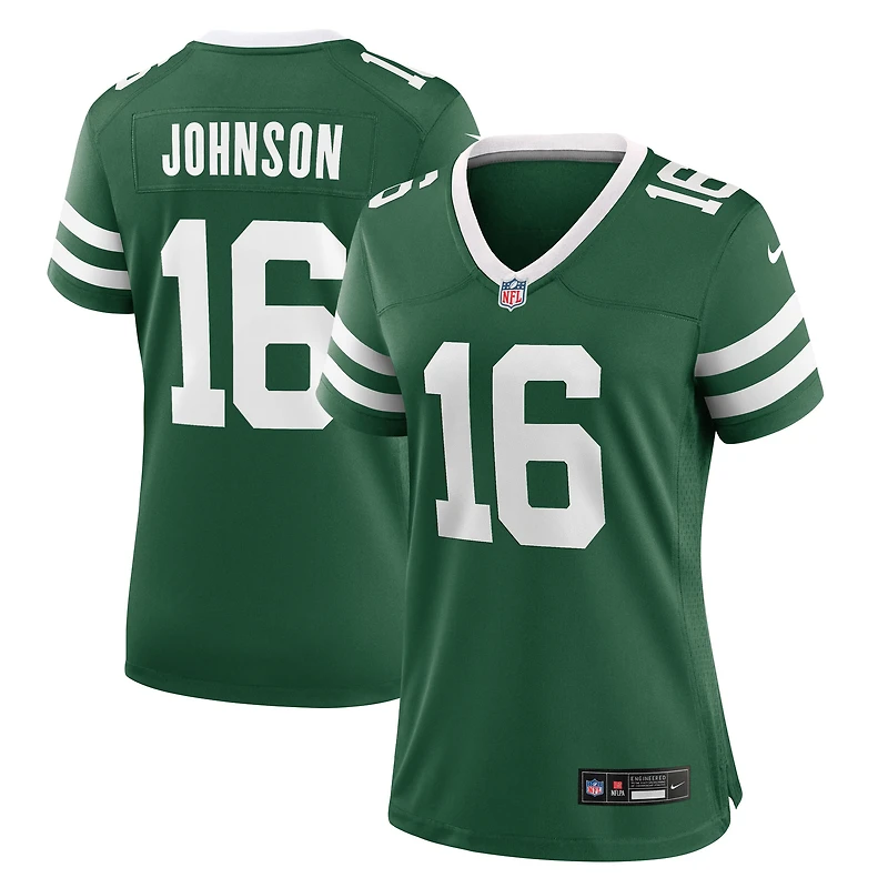 Maillot Nike Tyler Johnson Legacy Green pour femme des New York Jets