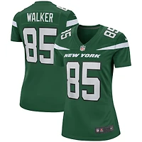 Maillot de joueur retraité Nike Wesley Walker des New York Jets pour femme, vert