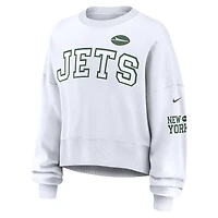 Sweat-shirt oversize Nike blanc New York Jets pour femme