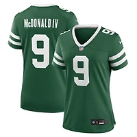Maillot Nike Will McDonald IV Legacy Green pour femme des New York Jets