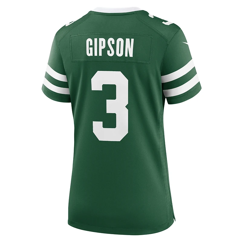 Maillot Nike Xavier Gipson Legacy Green pour femme des New York Jets