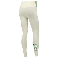 Women's Pro Standard Cream New York Jets  Retro Classic Tri-Blend Jersey Leggings
