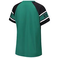 Haut raglan à blocs de couleurs Starter Green New York Jets 1st Rounder pour femmes