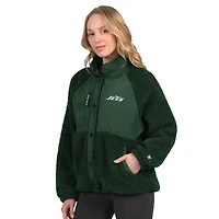 Veste sherpa Starter verte pour femme New York Jets On the Ball