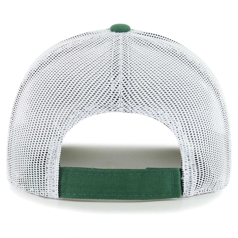 Youth '47 Green/White New York Jets Scramble Adjustable Trucker Hat
