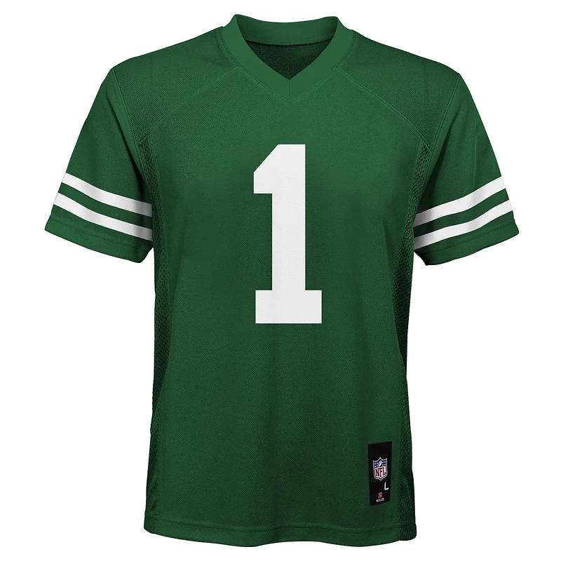 Maillot réplique vert Ahmad Sauce Gardner des Jets de New York pour jeunes