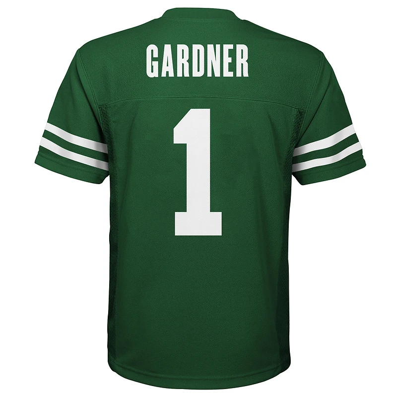 Maillot réplique vert Ahmad Sauce Gardner des Jets de New York pour jeunes