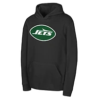Sweat à capuche vert avec logo de l'équipe des New York Jets pour jeunes