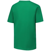 T-shirt vert pour jeunes avec logo rétro cousu des New York Jets