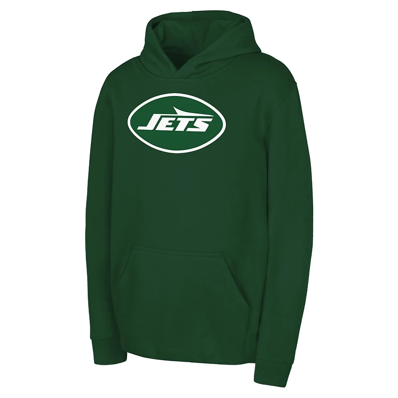 Sweat à capuche vert avec logo de l'équipe des New York Jets pour jeunes