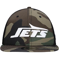 Casquette New Era Camo New York Jets Main Trucker 9FIFTY Snapback pour jeune