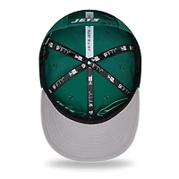 Youth New Era  Green/White New York Jets 2026 NFL Draft Pre-Curved 9FIFTY Snapback Hat