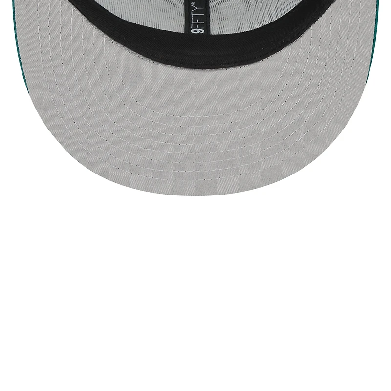 Youth New Era Green New York Jets  Main Trucker 9FIFTY Snapback Hat