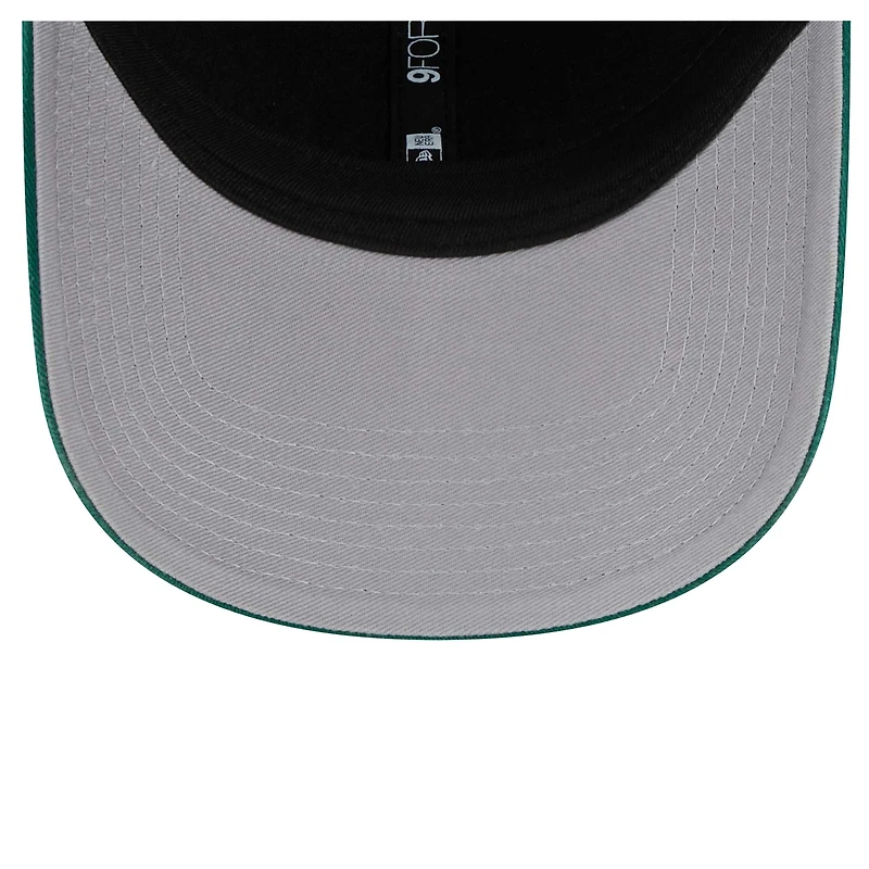 Casquette réglable verte New Era New York Jets Outline 9FORTY pour jeune