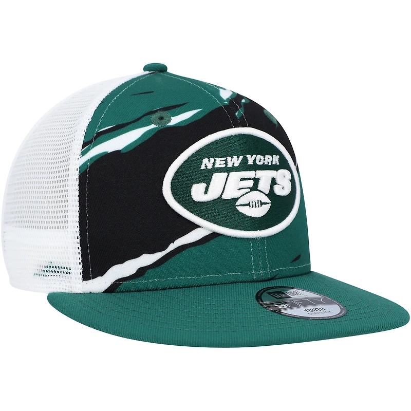 Casquette Snapback New Era New York Jets Tear 9FIFTY verte pour jeune
