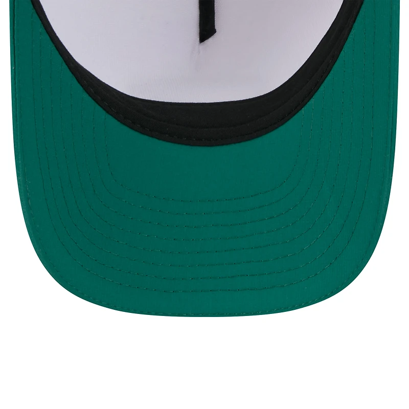 Youth New Era  White/Green New York Jets 2025 NFL Training Camp A-Frame 9FORTY Adjustable Hat