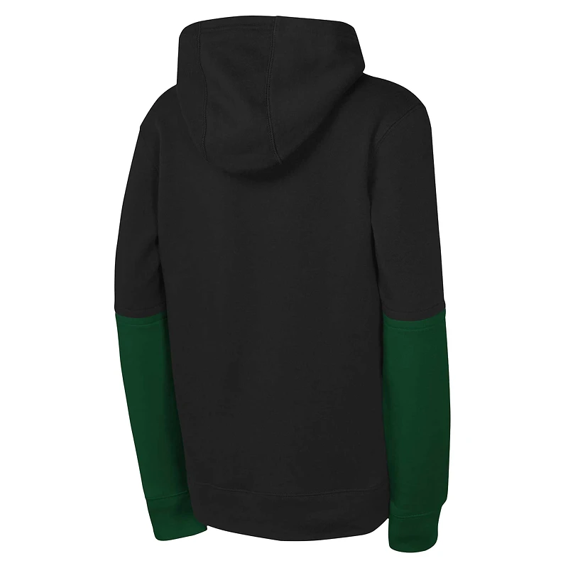 Sweat à capuche Nike noir New York Jets Club pour jeunes