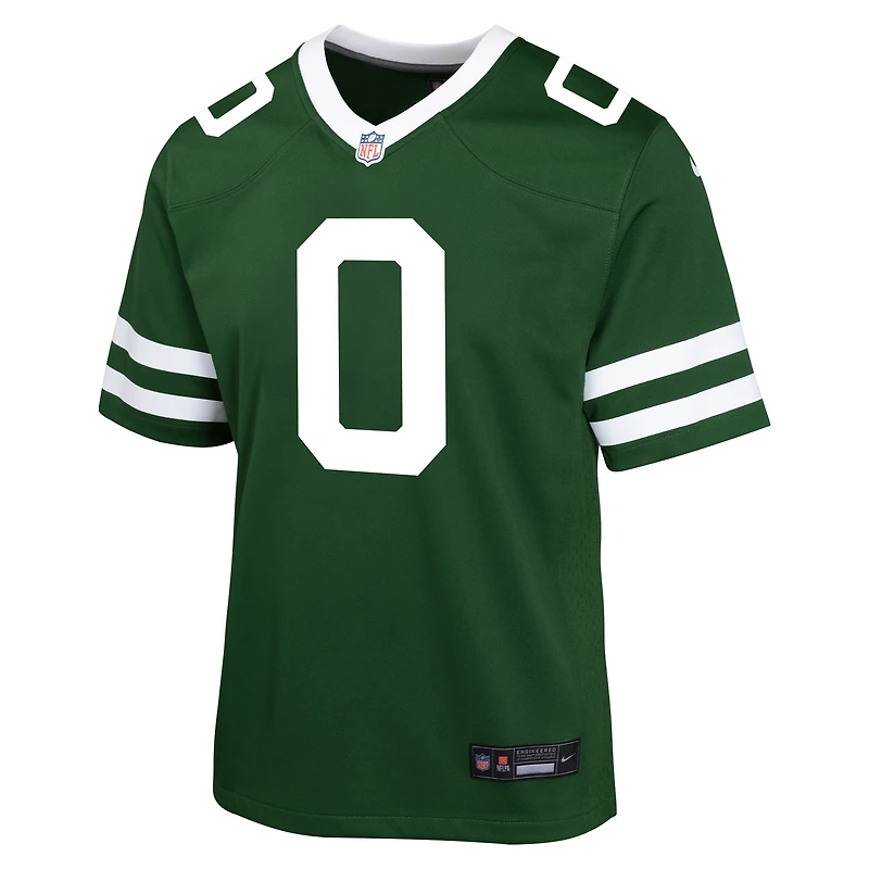 Maillot de match Nike Braelon Allen vert pour jeune des New York Jets