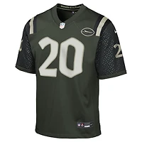 Maillot Nike Breece Hall Gotham Green pour jeune des New York Jets 2025 Rivalries Collection Game