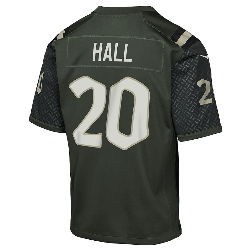Maillot Nike Breece Hall Gotham Green pour jeune des New York Jets 2025 Rivalries Collection Game