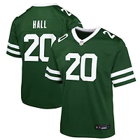 Maillot de match Nike Breece Hall Green des New York Jets pour jeune