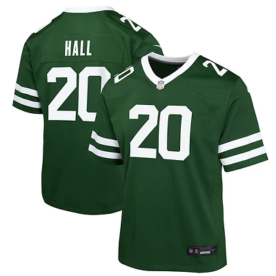 Maillot de match Nike Breece Hall Green des New York Jets pour jeune