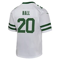 Maillot de match Nike Breece Hall blanc des New York Jets pour jeune