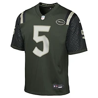 Maillot Nike Garrett Wilson Gotham Green pour jeune des New York Jets 2025 Rivalries Collection Game