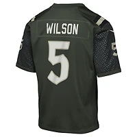 Maillot Nike Garrett Wilson Gotham Green pour jeune des New York Jets 2025 Rivalries Collection Game