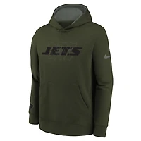 Youth Nike Gotham Green New York Jets 2025 Rivalries Collection Club Hoodie