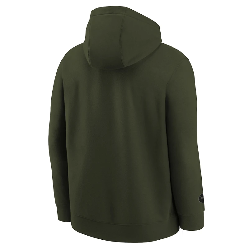Youth Nike  Gotham Green New York Jets 2025 Rivalries Collection Club Hoodie